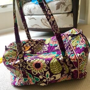 Large Floral Vera Bradley Duffel Bag